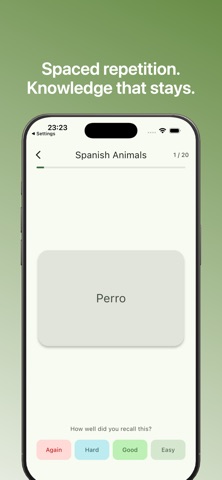 Studicards - Learn Flashcards iPhone screenshot