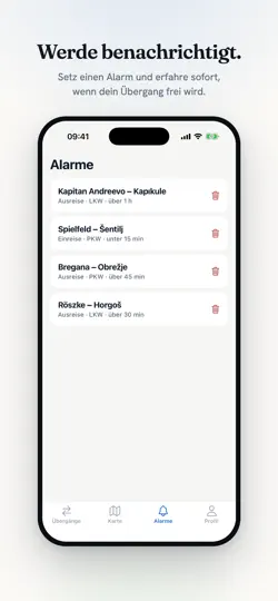 Screenshot von Granica: Grenzwartezeiten auf dem iPhone 5