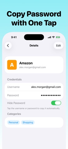 OctoPass: Password Manager screenshot
