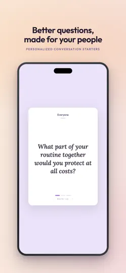 Screenshot von Unfurl: Conversation Starters auf dem iPhone 1