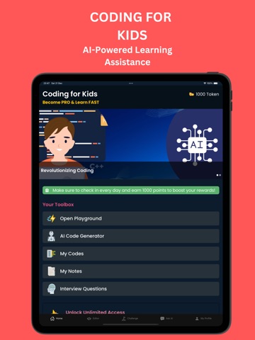Learn Coding for Kids iPad screenshot