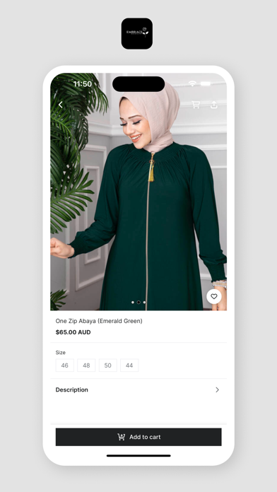 Embrace Modesty Shop Screenshot
