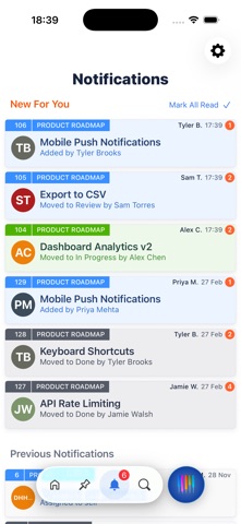 Fizzy - Kanban iPhone screenshot