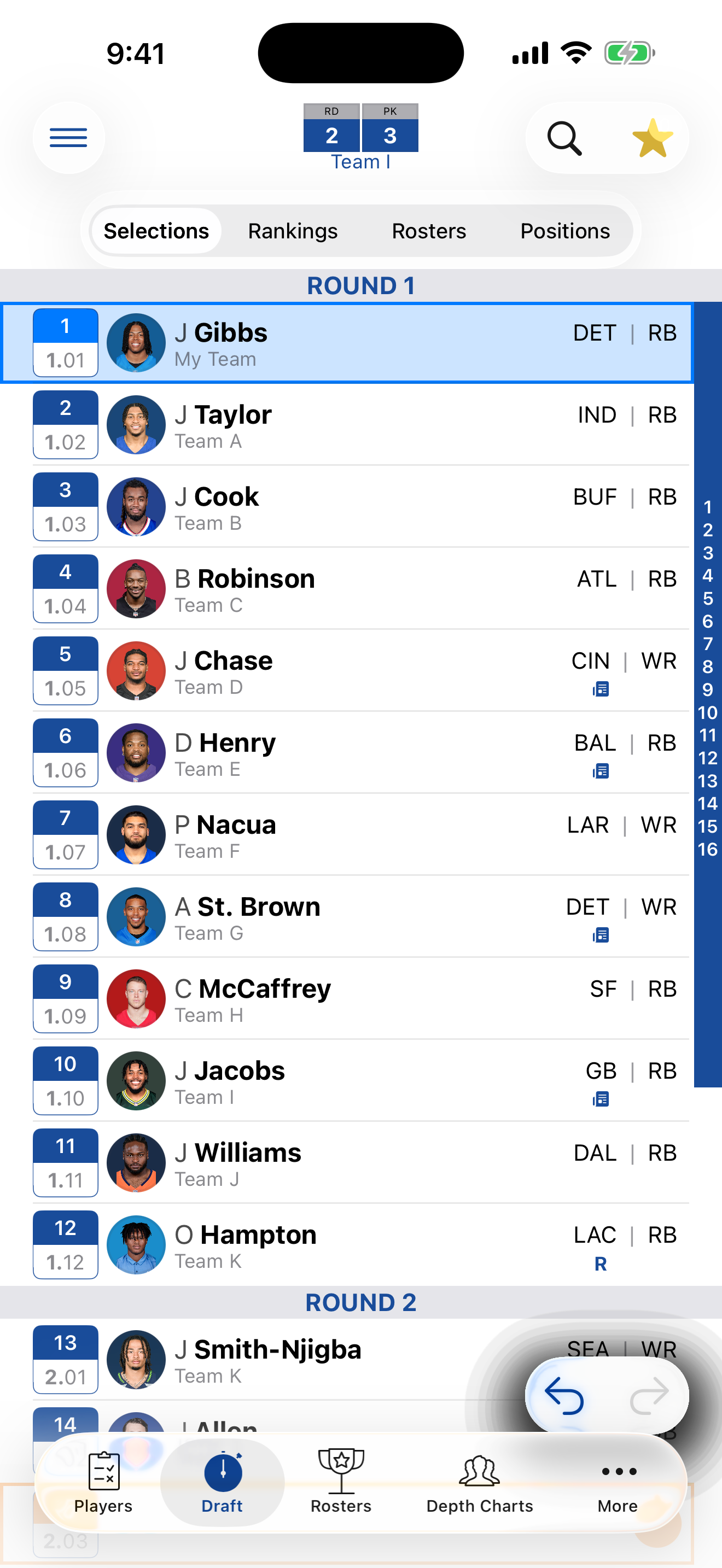 Fantasy Football Cheatsheet screenshot 3
