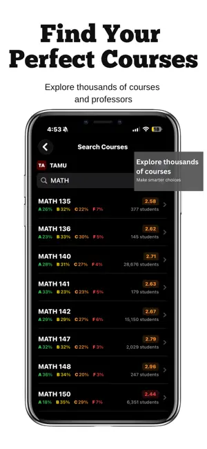 GradeView: Course Grade Data screenshot 4
