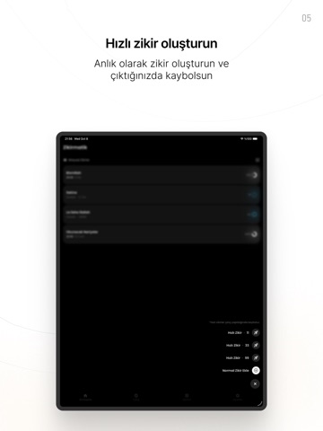 Zikirmatik: Dhikr Counter iPad screenshot