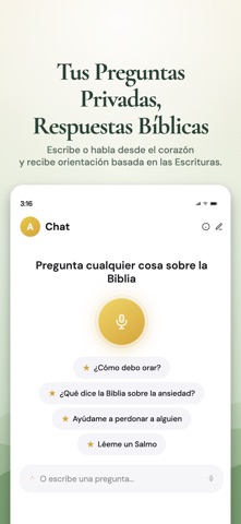 Bible Chat - La Santa Biblia App Store preview screenshot 5