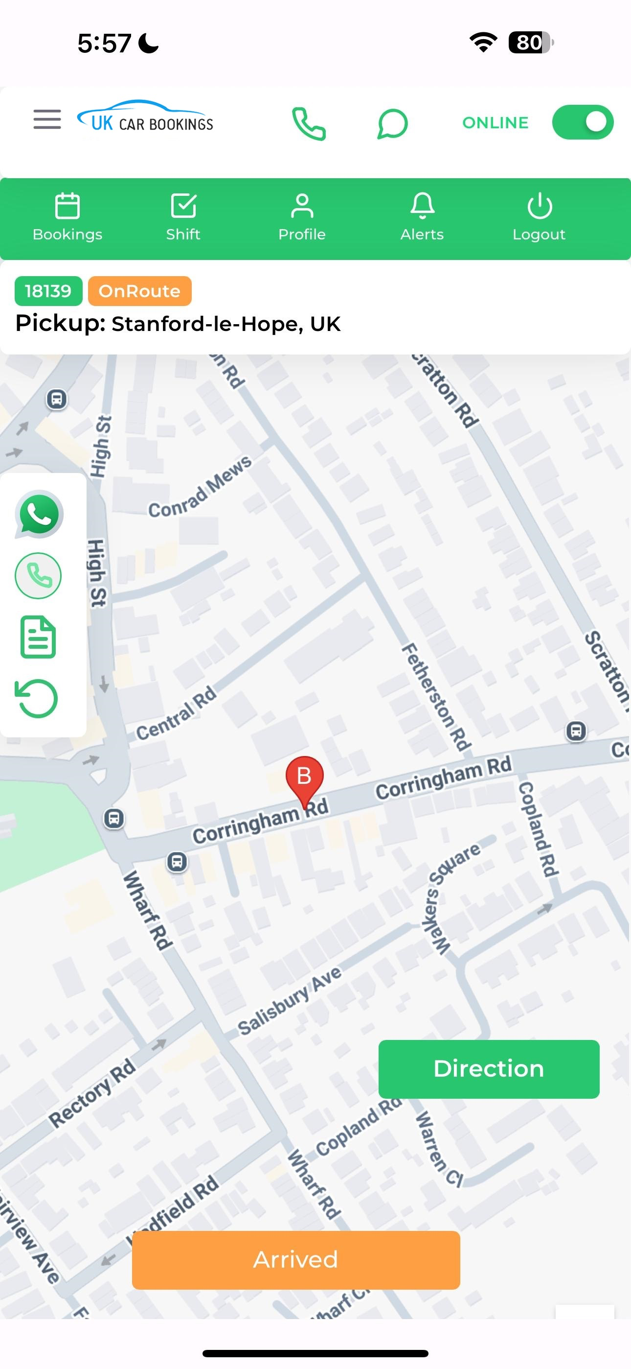 UKCB Driver App