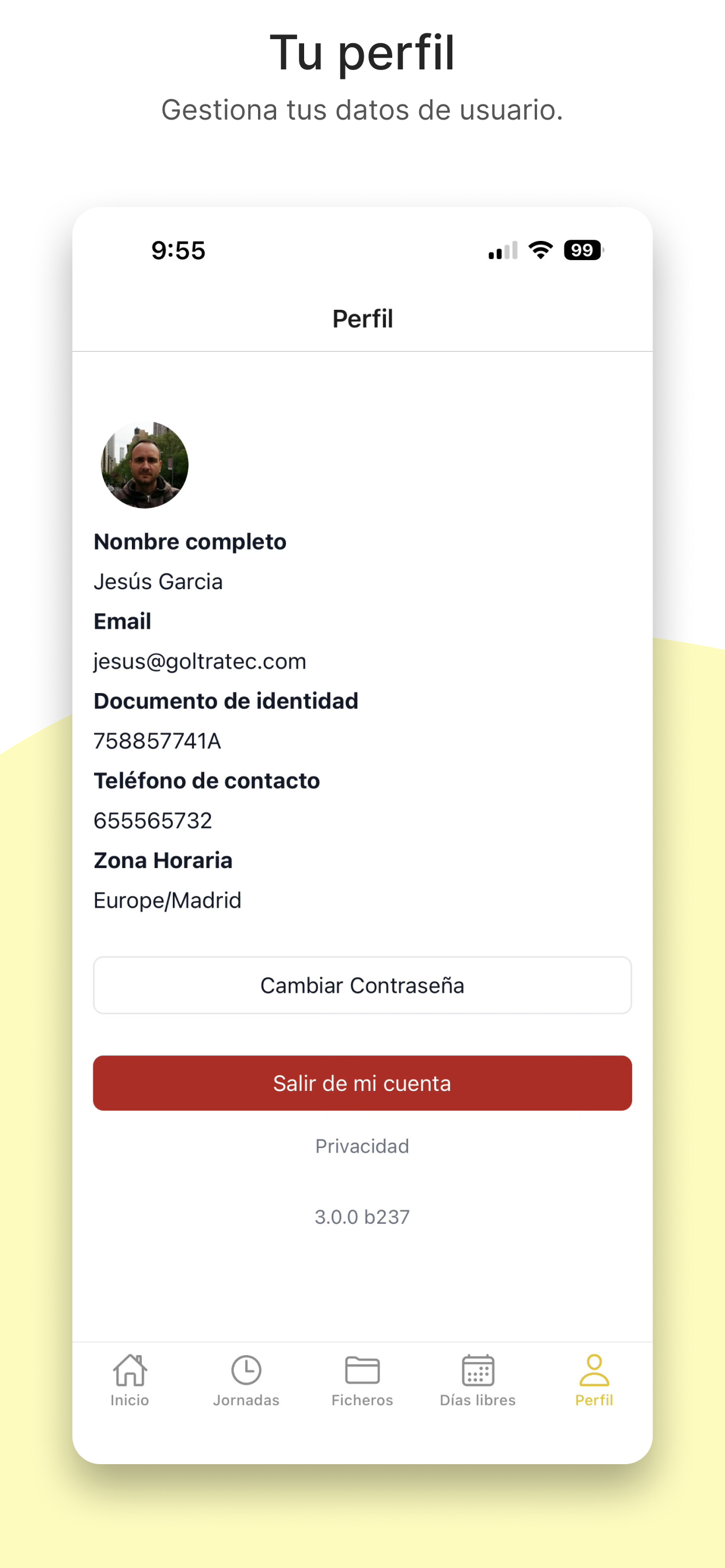 Control de Jornada Laboral screenshot 6