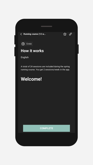 VarjeSteg - Running coach Screenshot