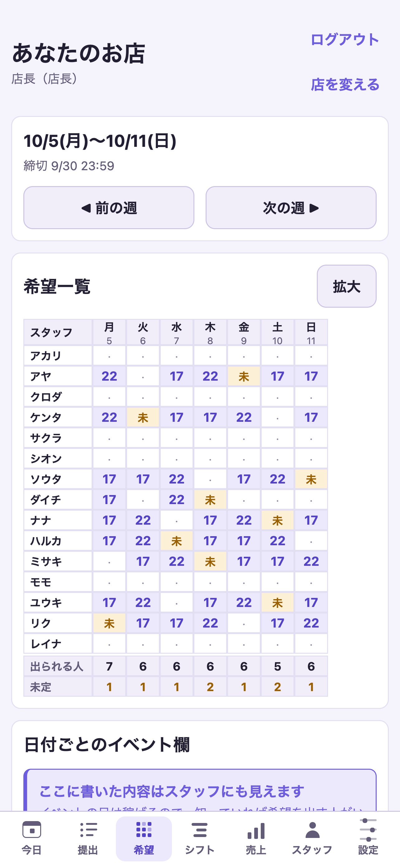 Screenshot 6 of シフトパイロット