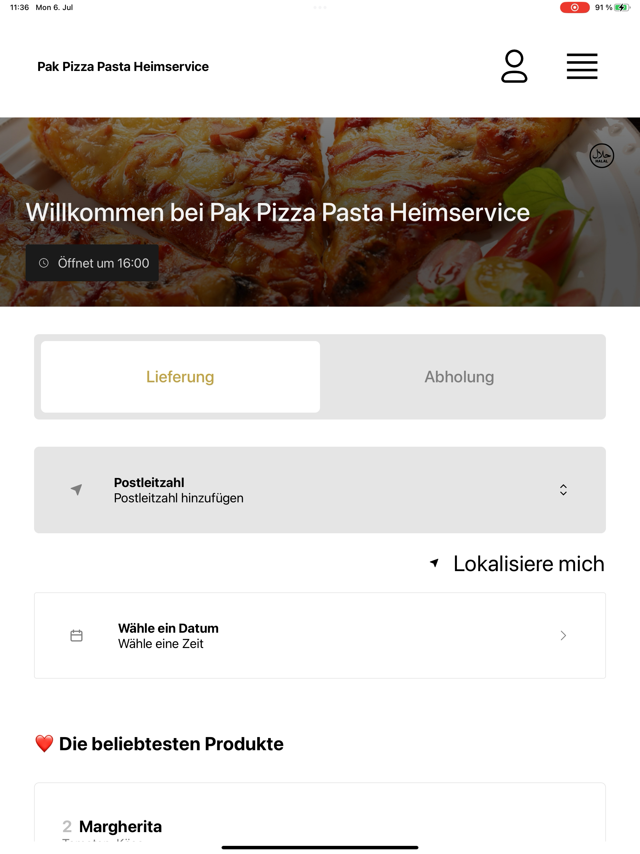 Pak Pizza Pasta Heimservice screenshot 6