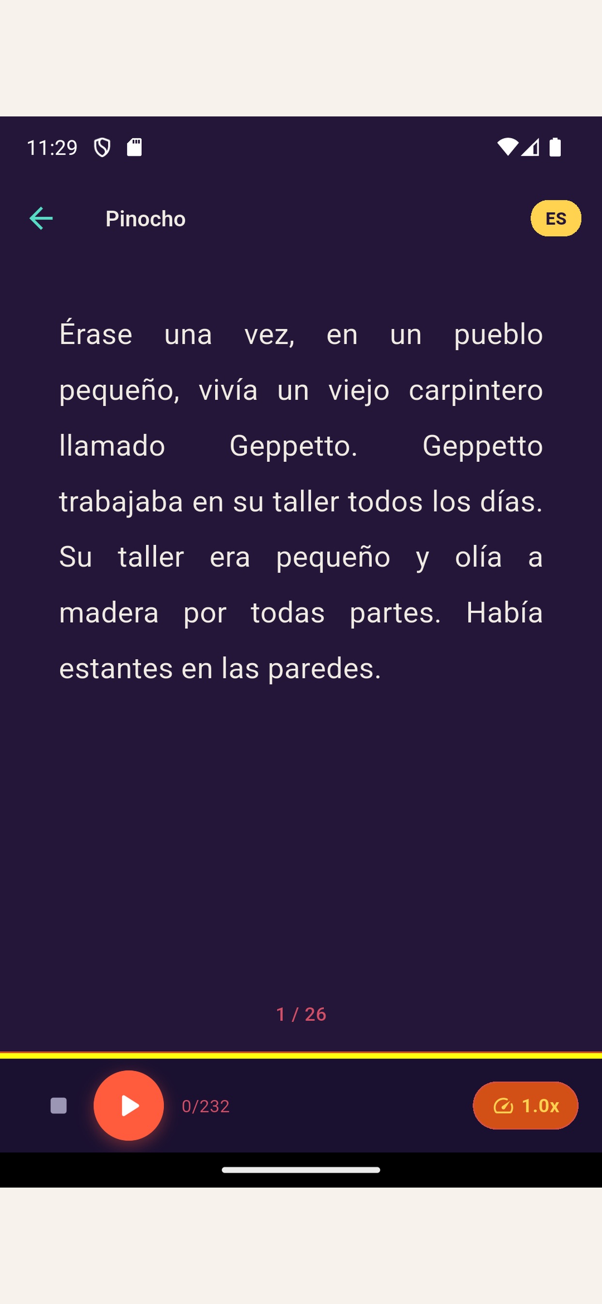 Screenshot 1 of Talevia: Learn Languages