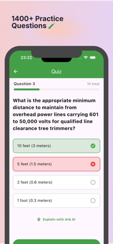 ISA Aerial Lift Flashcards iPhone screenshot