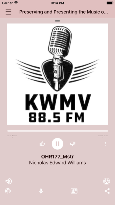 KWMV 88.5 FM Screenshot