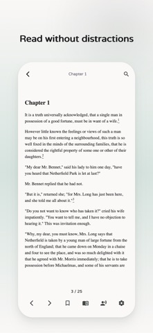 NovelGlide: EPUB Reader Screenshot 1 of 7
