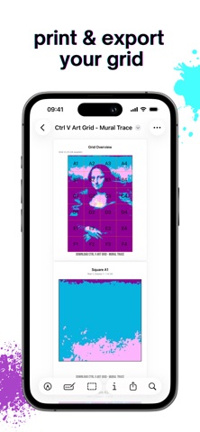 Mural Trace - Ctrl V Art Grid screenshot