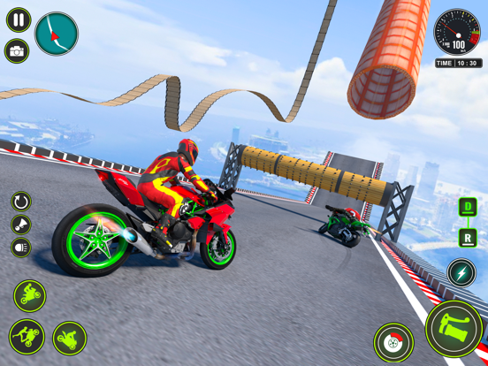 Mega Ramp Bike Stunt Games iPad screenshot 2 - Games app