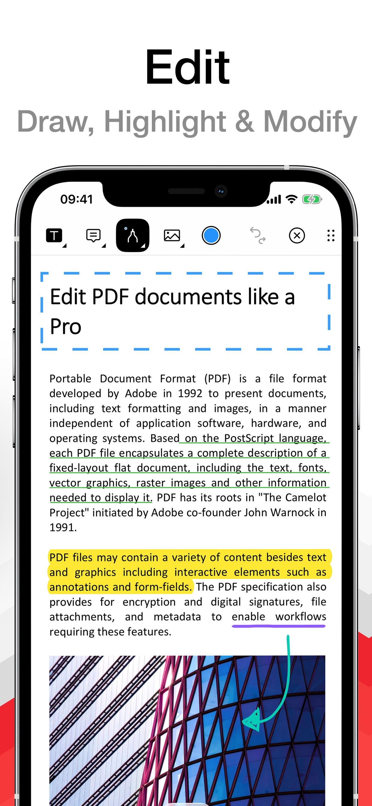 PDF Pro - Reader Editor Forms screenshot 3