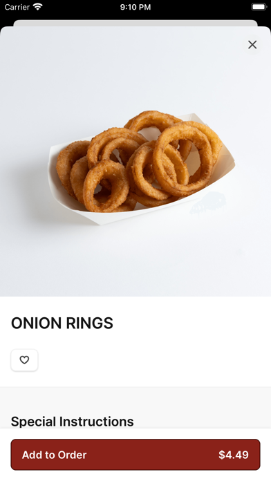 Baldo's Restaurant iPhone screenshot 3 - Food & Drink app