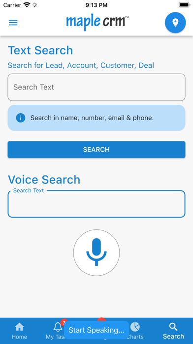 Maple CRM Screenshot