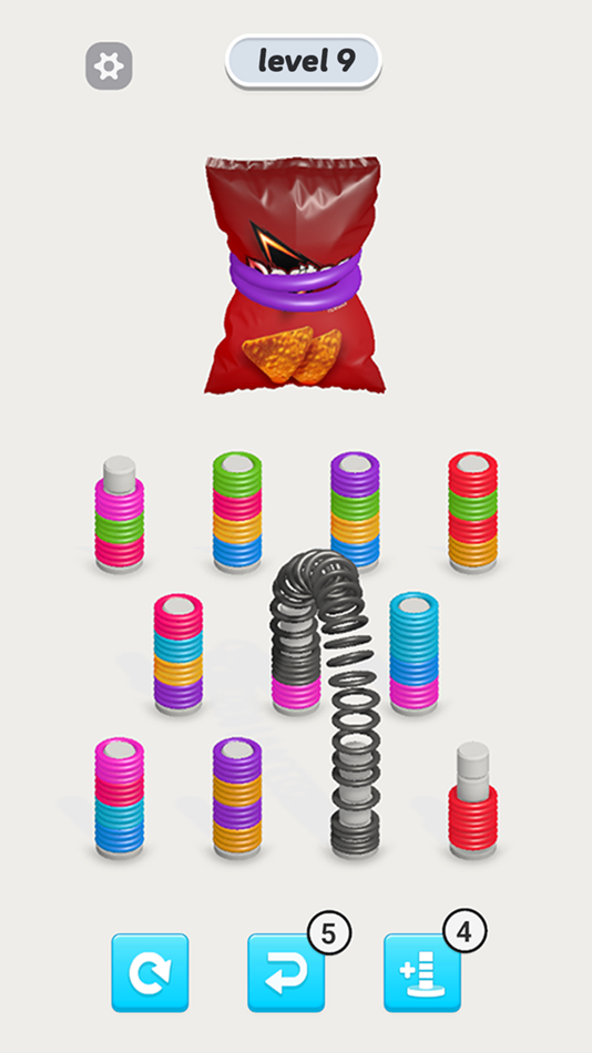 #3. Slinky Sort Jam (iOS) 由: Banoth Rahul Naik
