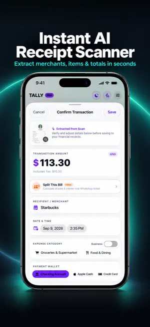Tally: Smart Expense Tracker screenshot 2