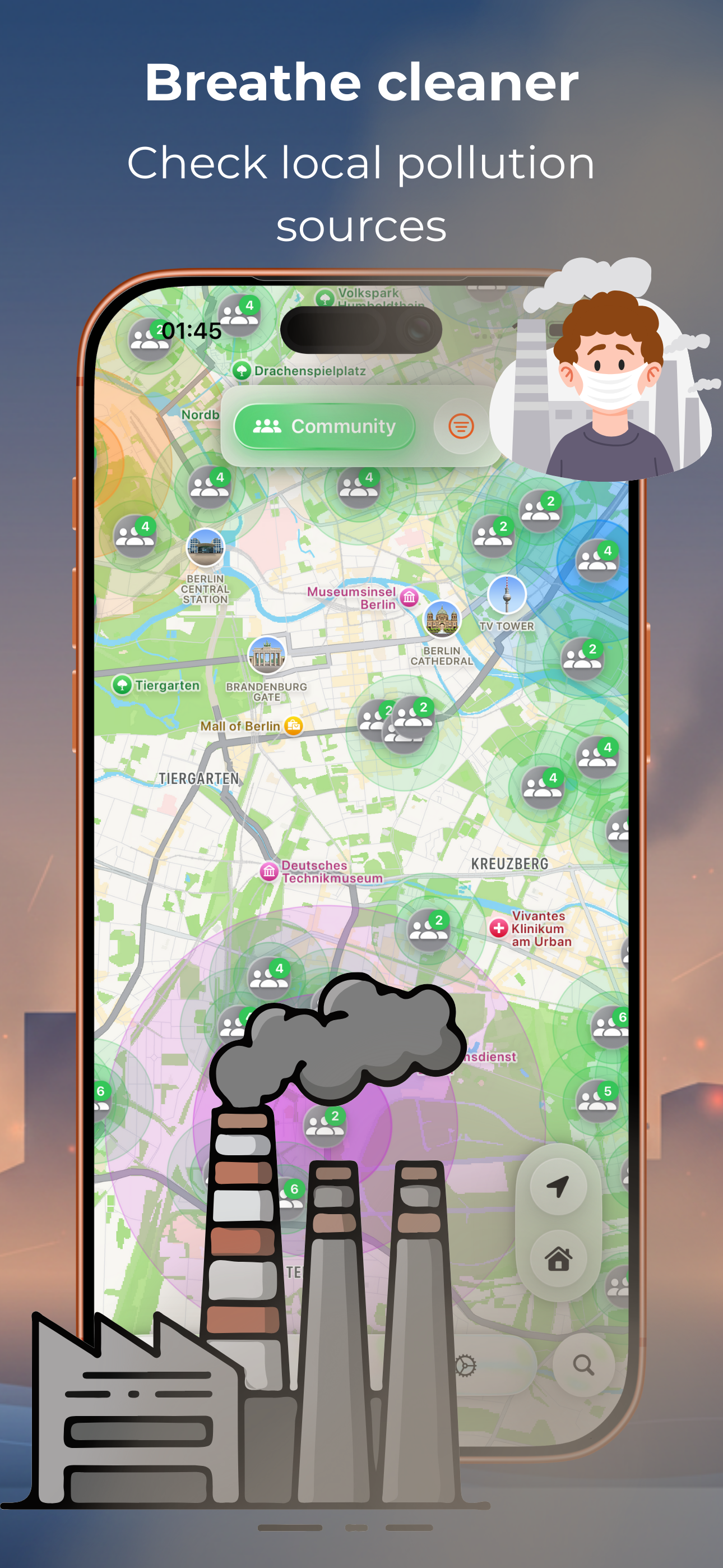 Airlytica: AQI & Thermometer