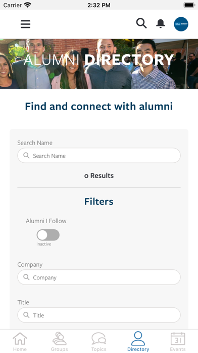 UCLA Anderson Alumni Community Screenshot 2 of 4