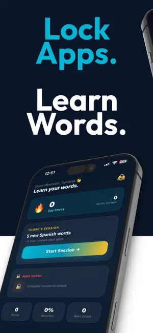 Vocab Lock: Learn to Unlock screenshot 1