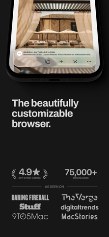 Quiche Browser iPhone screenshot