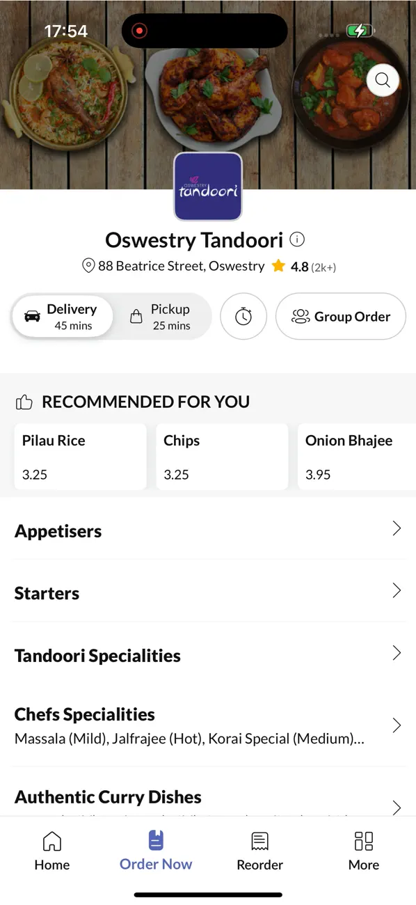 Screenshot #2 pour Oswestry Tandoori