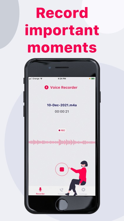 Voice Recorder Ω screenshot-3
