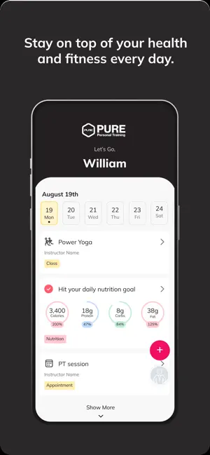 PURE Personal Training screenshot 3