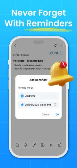 Note Taking App: Write & Save iPhone Screenshot 2