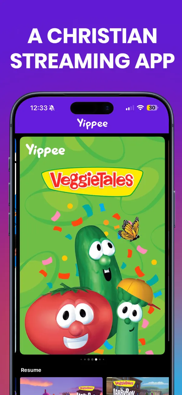 Screenshot #1 pour Yippee TV : Vidéos chrétiennes