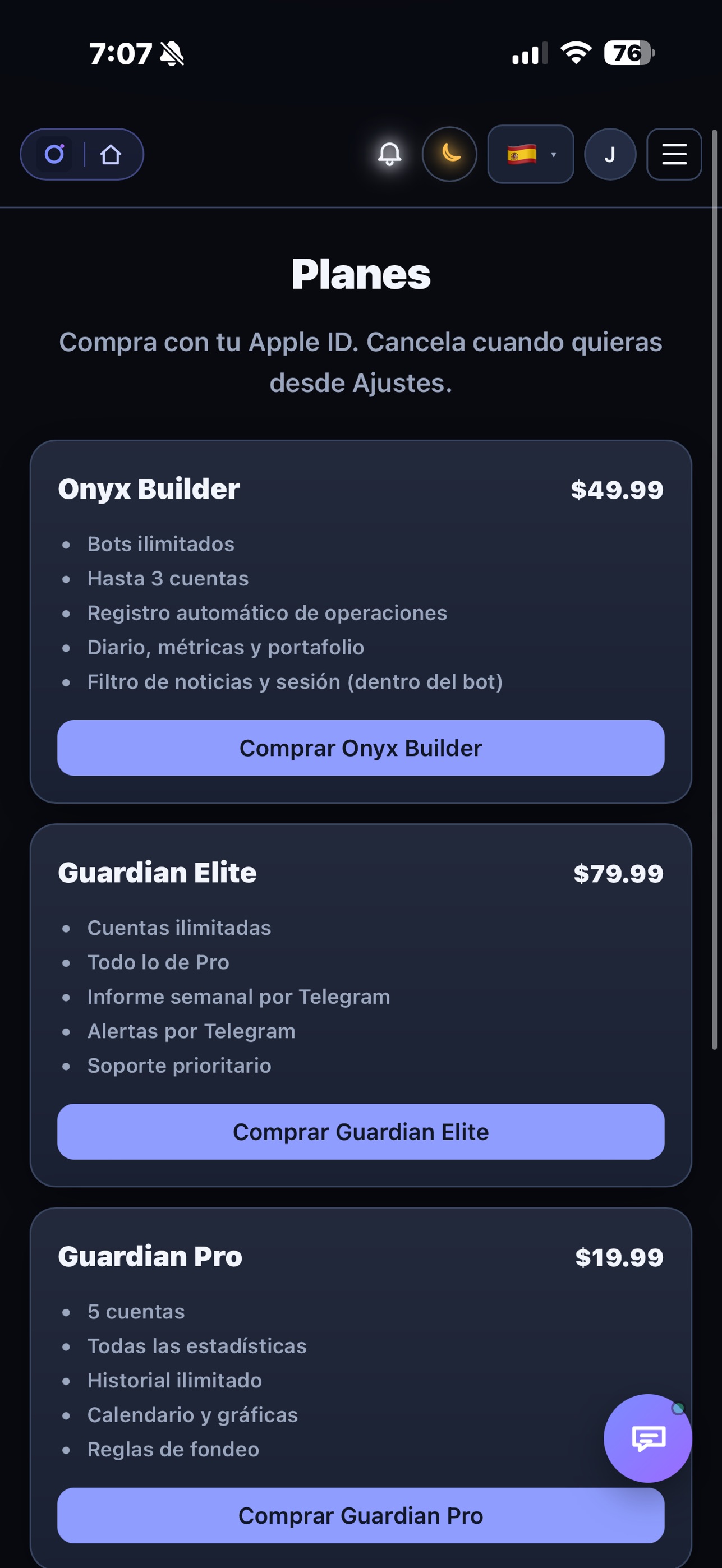 Screenshot 2 of Onyx Trading Live