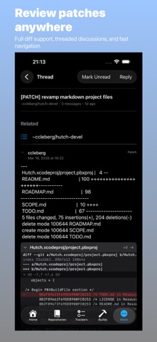 Hutch for Sourcehut Screenshot 1 of 7