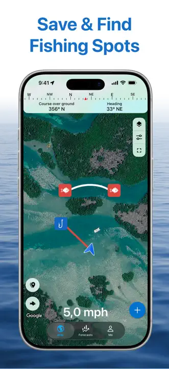 Fishing Points: Map & Forecast: Screenshot 8 von 9