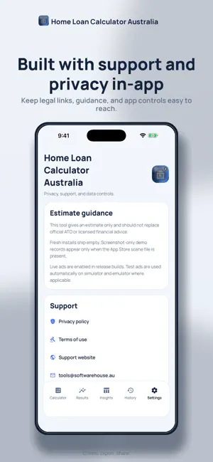 Home Loan Calculator Australia screenshot 1