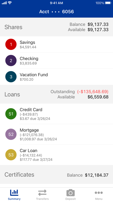 Riverbank Federal Credit Union Screenshot
