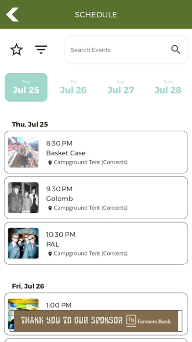 Nelsonville Music Festival Screenshot