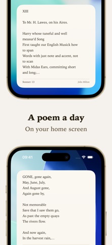 Widgetry: A Poem a Day screenshot
