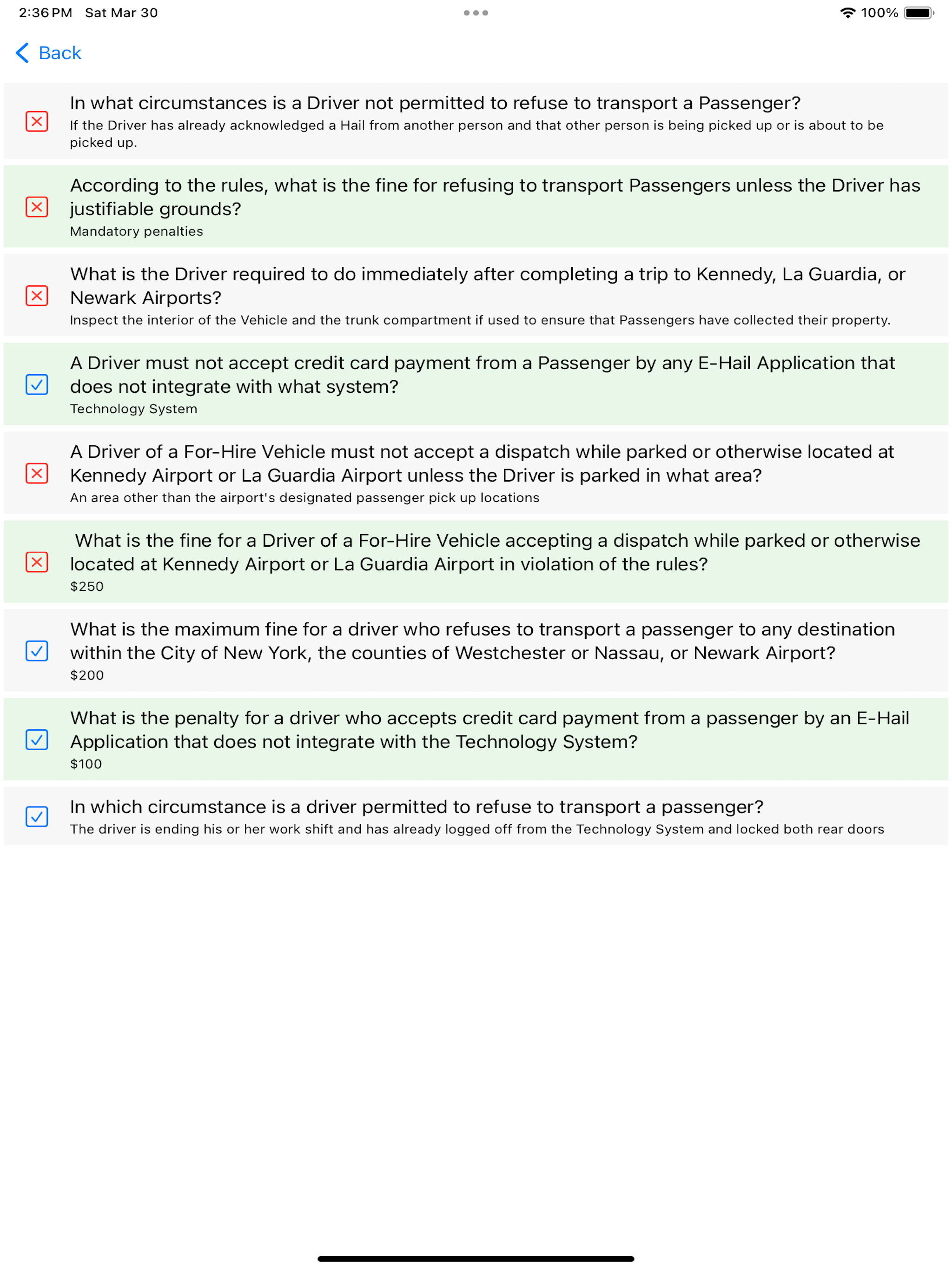 TLC Exam Practice Tests 2024