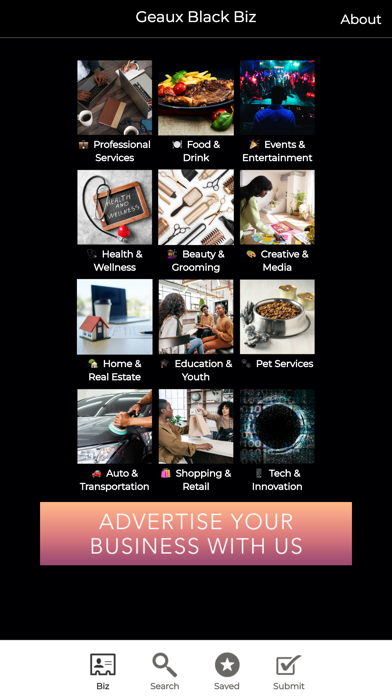 Screenshot 1 of Geaux Black Biz App