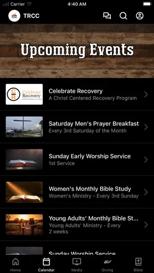 Top Rail Cowboy Church screenshot 2