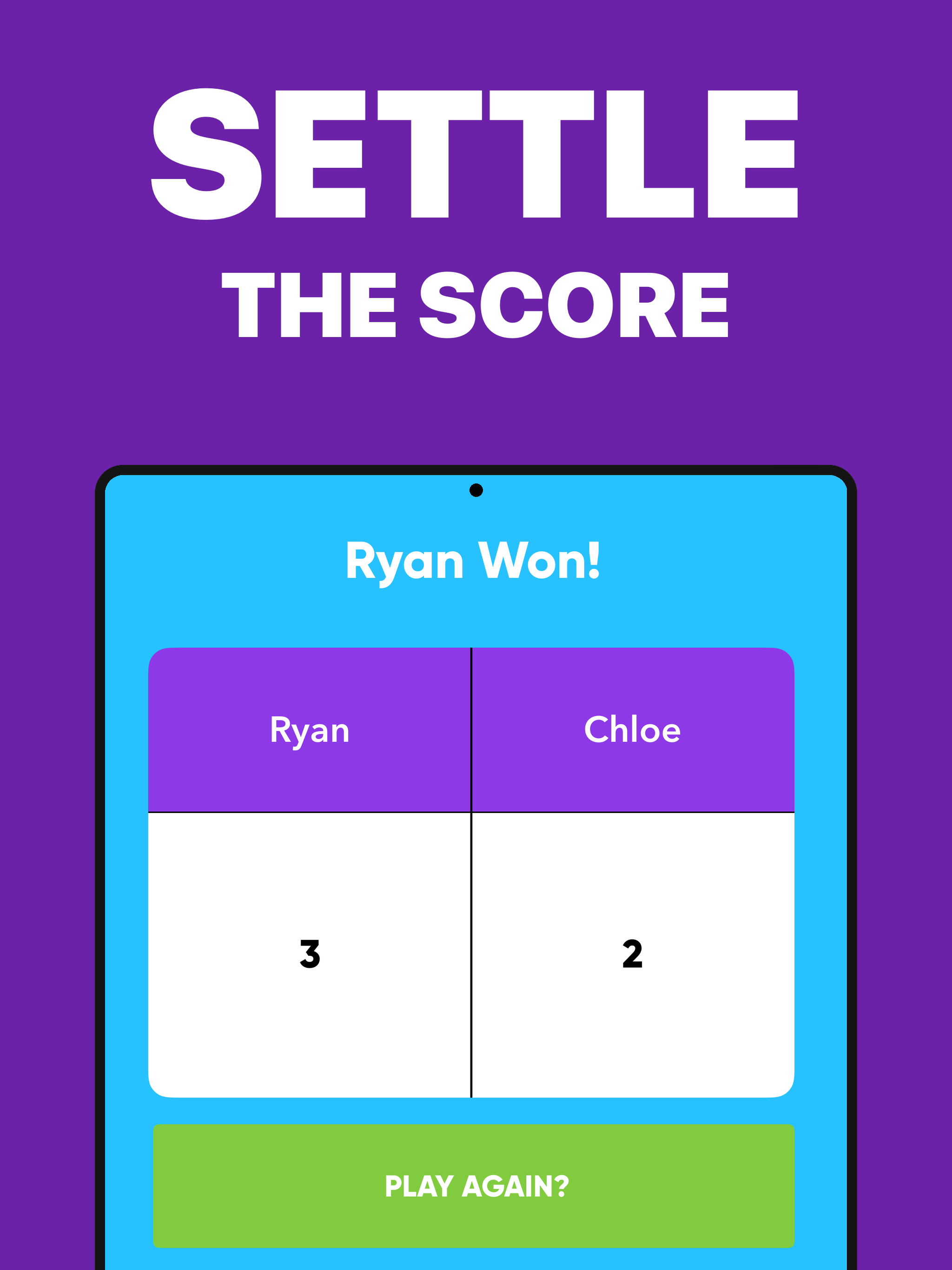 2 Player Quiz Multiplayer Game