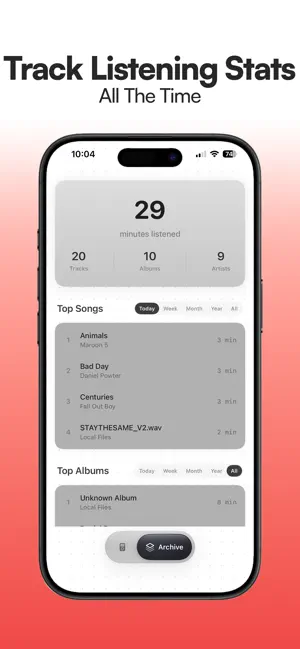 SurgePod: Track Your Listening screenshot 3