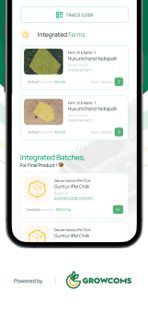 Agrilin Traceability screenshot 2