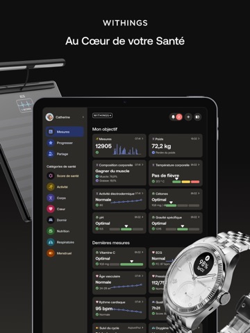 Withings iPad screenshot 1
